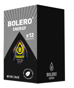 Bolero® ENERGY Ice Tea Pêche Boite de 12